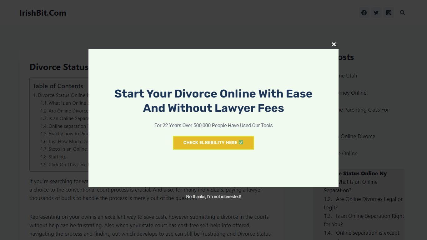 Divorce Status Online Ny – IrishBit.Com